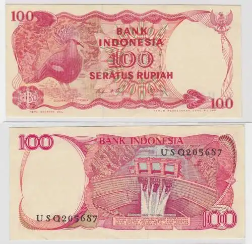 100 Rupiah Banknote Indonesien Indonesia 1984 bankfrisch UNC (138171)