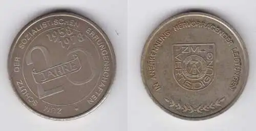 DDR Medaille 20 Jahre Zivilverteidigung 1958-1978 soz. Errungenschaften (144428)