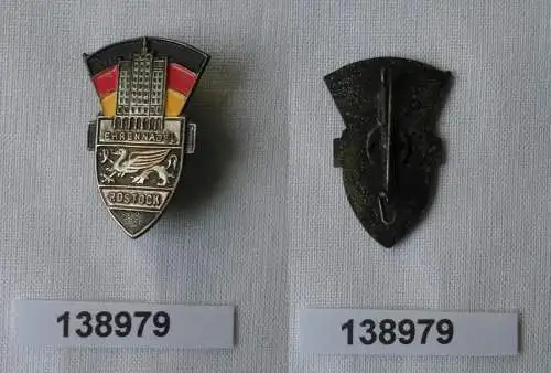 seltene DDR Ehrennadel des NAW der Stadt Rostock Silber (138979)