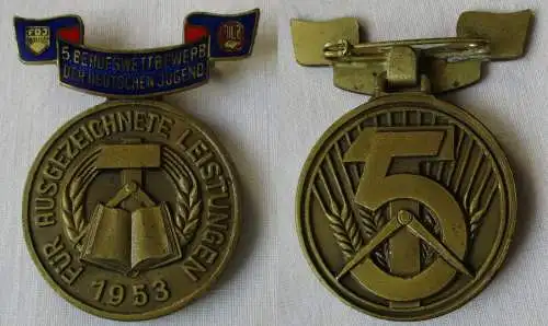 DDR Medaille 5.Berufswettbewerb der deutschen Jugend 1953 (144628)
