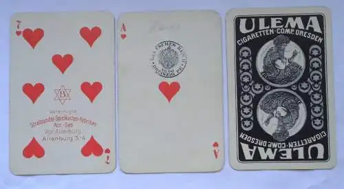 Skat Kartenspiel vereinigte Stralsunder Spielkartenfabriken um 1930 (114500)