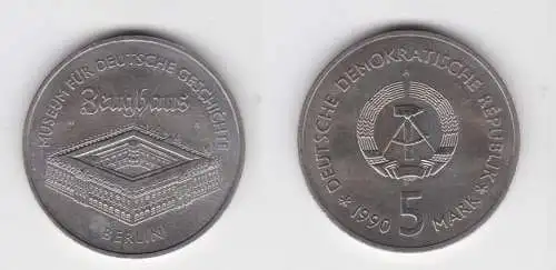 DDR Gedenk Münze 5 Mark Berlin Zeughaus 1990 vorzüglich (136545)