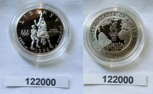 1/2 Dollar Nickel Münze USA Olympiade 1996 Atlanta 1995 S (122000)