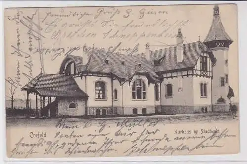 89142 AK Crefeld - Kurhaus im Stadtwald 1904