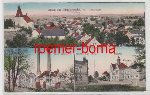 74593 Mehrbild Ak Gruß aus Oberlungwitz in Sachsen 1910