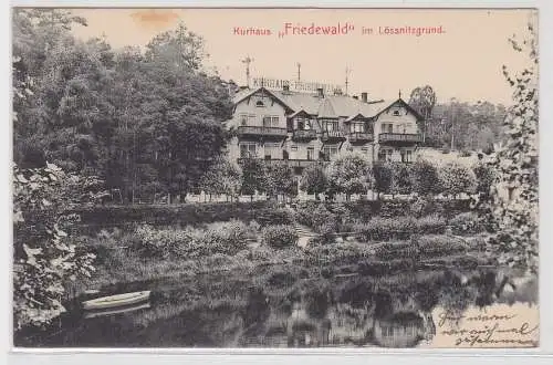 35119 Aj Kurhaus Friedewald im Lössnitzgrund 1916