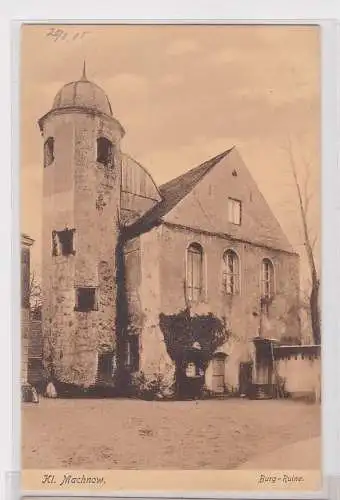 76977 Ak Klein Machnow - Burg-Ruine um 1905