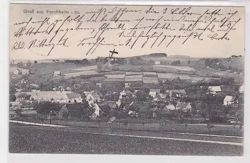85173 AK Gruß aus Forchheim - Ortspanorama 1913