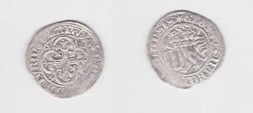 Groschen Silber Münze Sachsen Markgrafschaft Meißen Prägung Leipzig (156152)