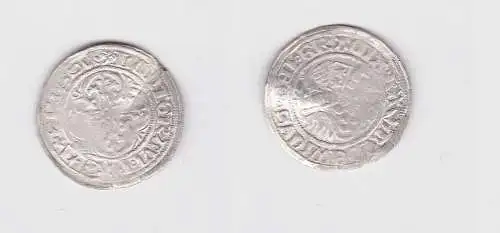 Groschen Silber Münze Sachsen Markgrafschaft Meißen Prägung Leipzig (156122)