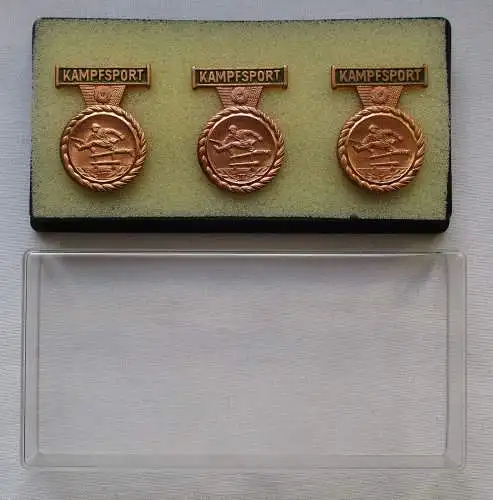 DDR Medaille Volkspolizei Kampfsportabzeichen Stufe I bis III (163315)