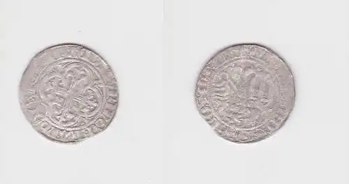 Groschen Silber Münze Sachsen Markgrafschaft Meißen Prägung Leipzig (152821)