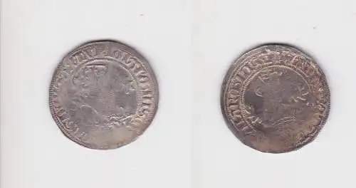 Groschen Silber Münze Sachsen Markgrafschaft Meißen Prägung Leipzig (151132)