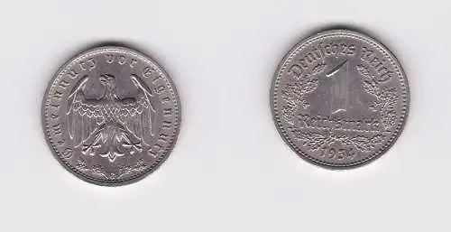 1 Mark Nickel Münze III.Reich 1934 G Jäger Nr. 354 vz (155054)