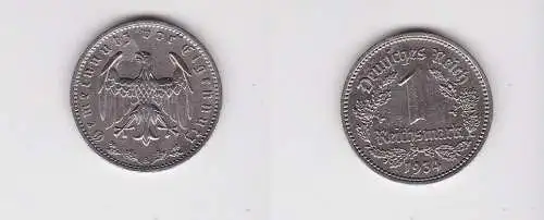 1 Mark Nickel Münze III.Reich 1934 A Jäger Nr. 354 (158854)