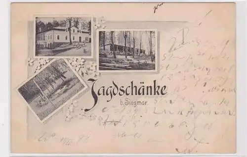 906231 Ak Siegmar-Chemnitz - Mehrbild, Jagdschänke 1897