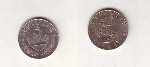 5 Schilling Silber Münze Österreich 1964 (114528)