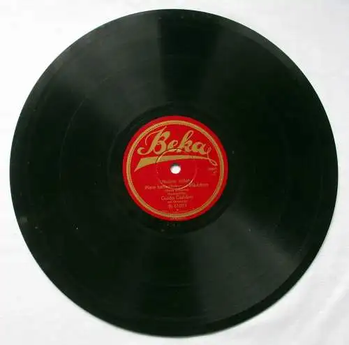 124713 Beka Schellackplatte Ukulele lullaby & Serenata um 1930