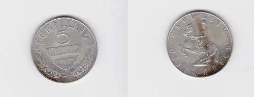 5 Schilling Silber Münze Österreich 1961 (130599)