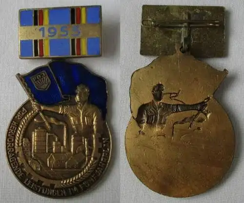 DDR Medaille für hervorragende Leistungen im Fünfjahrplan 1955 (152575)