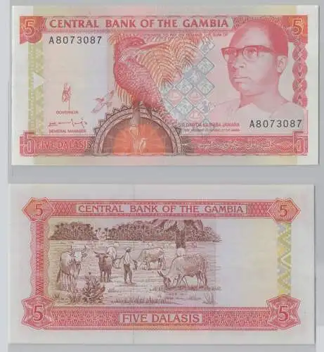 5 Dalasis Banknote Gambia kassenfrisch (152623)