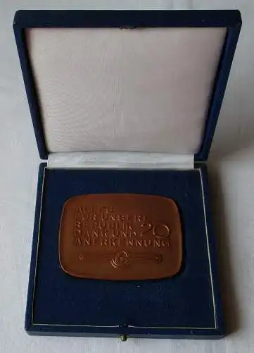 DDR Medaille Alles für unsere Republik 20 Jahre DDR VEB Barkas Werke (153672)