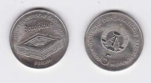 DDR Gedenk Münze 5 Mark Berlin Zeughaus 1990 Stempelglanz (128986)