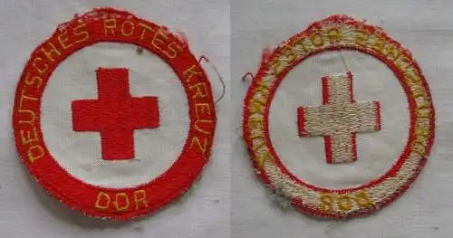 DDR Aufnäher Stoffabzeichen DRK Deutsches Rotes Kreuz (151105)