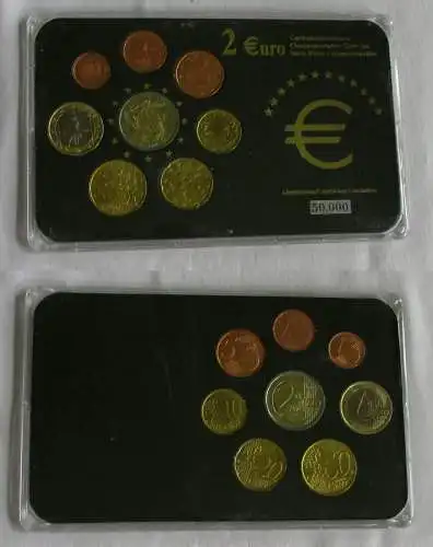 Italien KMS Gedenkmünzensatz 1 Cent bis 1 Euro + 2 Euro Gedenkmünze (151418)