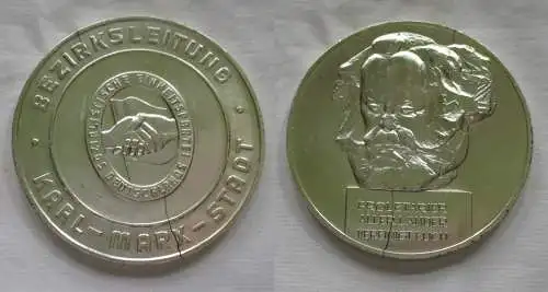 Medaille DDR Auszeichnung Gedenkprägung Bezirksleitung Karl Marx Stadt (151184)