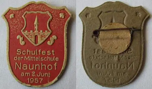 DDR Abzeichen Schulfest der Mittelschule Naunhof am 2. Juni 1957 (150499)