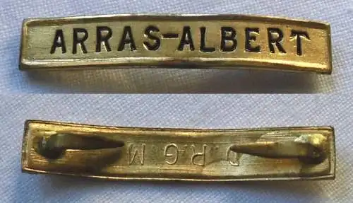 Gefechtsspange "ARRAS-ALBERT" zur Kyffhäuser-Kriegsdenkmünze 1914-1918 (122361)