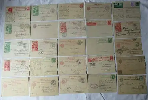 Sammlung 100 x Ganzsache Briefe & Postkarten Schweiz oft vor 1900 (109328)