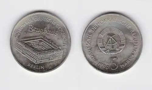 DDR Gedenk Münze 5 Mark Berlin Zeughaus 1990 vorzüglich (148739)