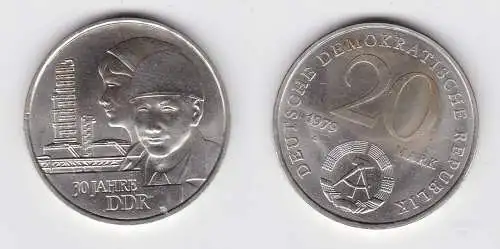 DDR Gedenk Münze 20 Mark 30.Jahrestag der DDR 1979 (148460)
