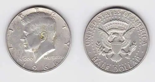 1/2 Dollar Silber Münze USA 1967 John F. Kennedy (147064)