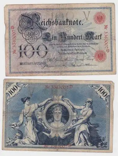 100 Mark Reichsbanknote 17.4.1903 Rosenberg 20 (140915)