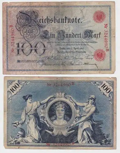 100 Mark Reichsbanknote 17.4.1903 Rosenberg 20 (141061)