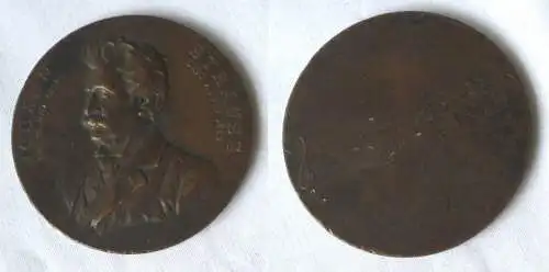 Bronze Medaille Johann Strauss 1825 - 1899 Österreich/Wien (117541)