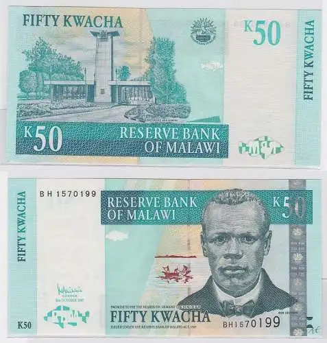50 Kwacha Banknote Reserve Bank of Malawi 1989 (122041)