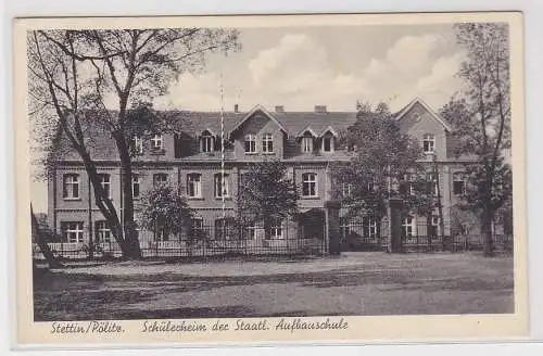 02695 Ak Stettin Pölitz Schülerheim der staatl.Aufbauschule 1941