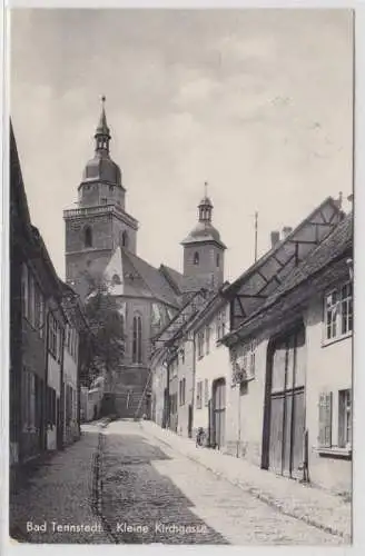 15174 Ak Bad Tennstedt - Blick in die kleine Kirchgasse 1962
