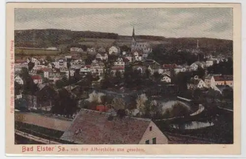 53146 Ak Bad Elster - Totalansicht von der Alberthöhe aus gesehen um 1910