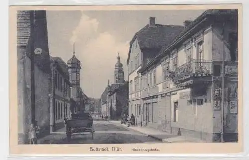 34464 Ak Buttstädt in Thüringen Hindenburgstraße um 1930