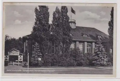 42938 Ak Kirchmöser (Havel) Hotel Gaststätte "Seegarten" um 1940