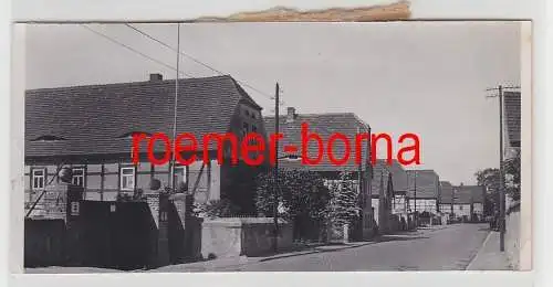 76953 Original Foto Merkwitz Dorfstrasse um 1930