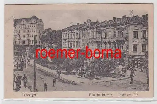 68827 Ak Przemyśl Premissel Plac na bramie Platz am Tor um 1915