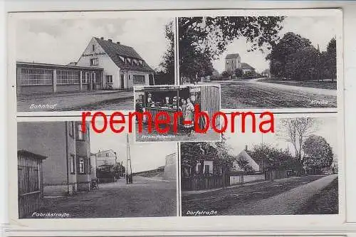 75792 Mehrbild Ak Grüneberg/Nordbahn Bahnhof, Fabrikstraße, Dorfstraße usw. 1941