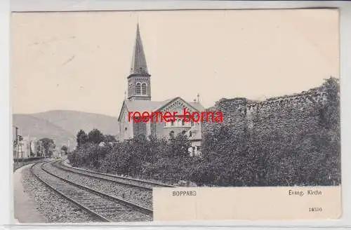 71394 Ak Boppard Evang. Kirche 1910