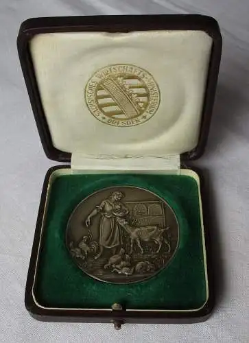 999 Silber Medaille Sächsisches Wirtschaftsministerium Dresden Hörnlein (164704)